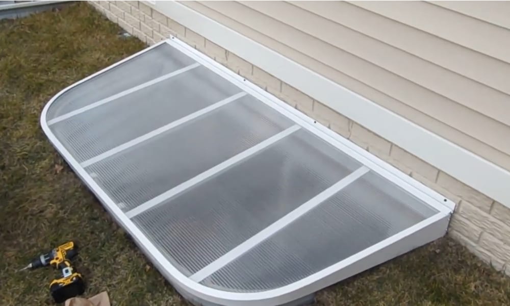 How To Install Window Well Covers, Basement Window Rain Protection