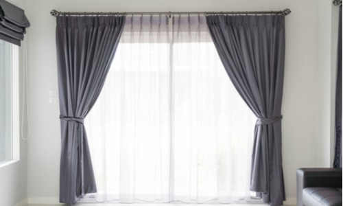 Choose whether you want your curtains to fit inside or outside the window recess