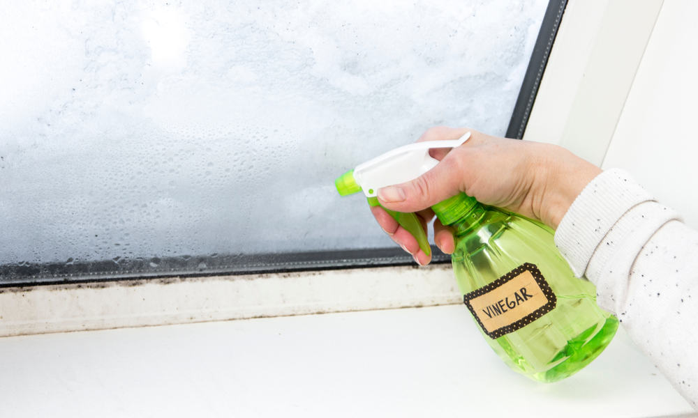 Cleaning windows with vinegar without streaks