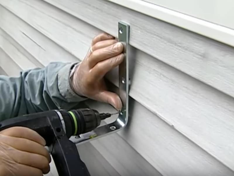 Fix the First Mounting Bracket on the Side of the Window