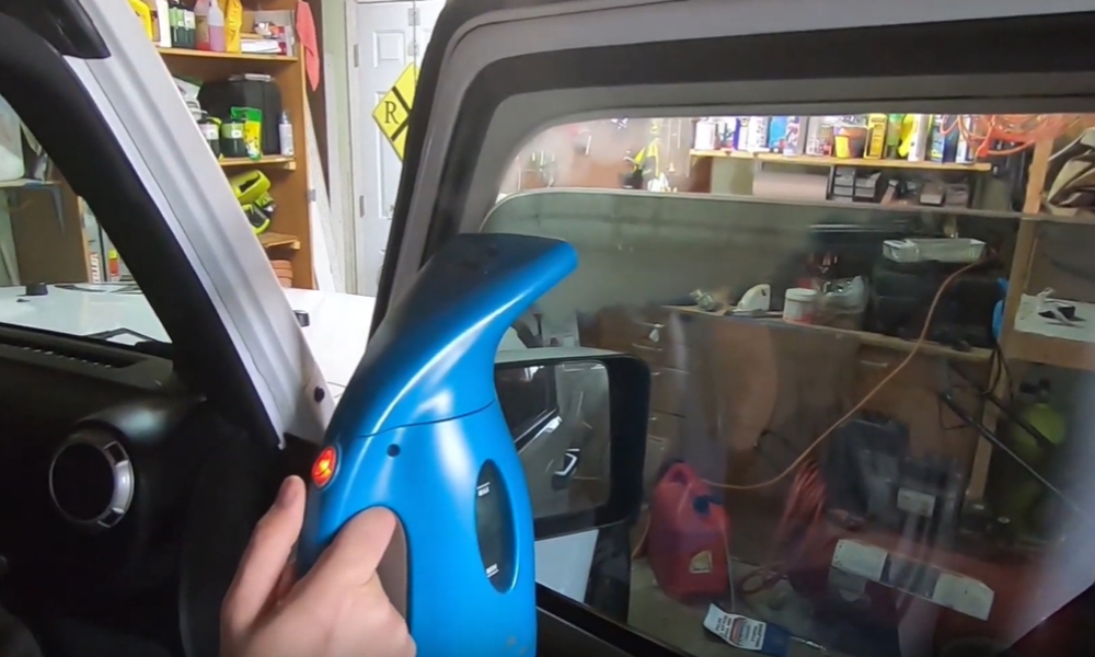 How To Remove Window Tint Glue From Rear Window With Defroster