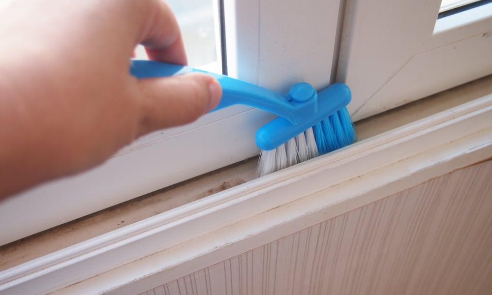Track Cleaning Brush Multipurpose Window Track Crevice Kitchen Door Keyboard KS 