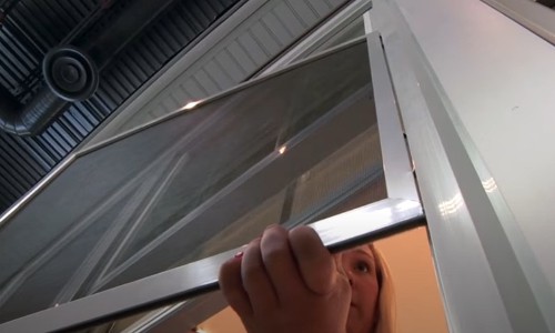 How to Put a Screen Back into a Window Frame from the Inside