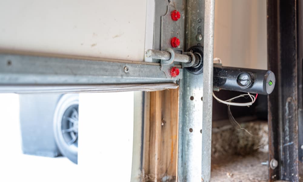 How To Align Garage Door Sensors Step, Adjusting A Garage Door