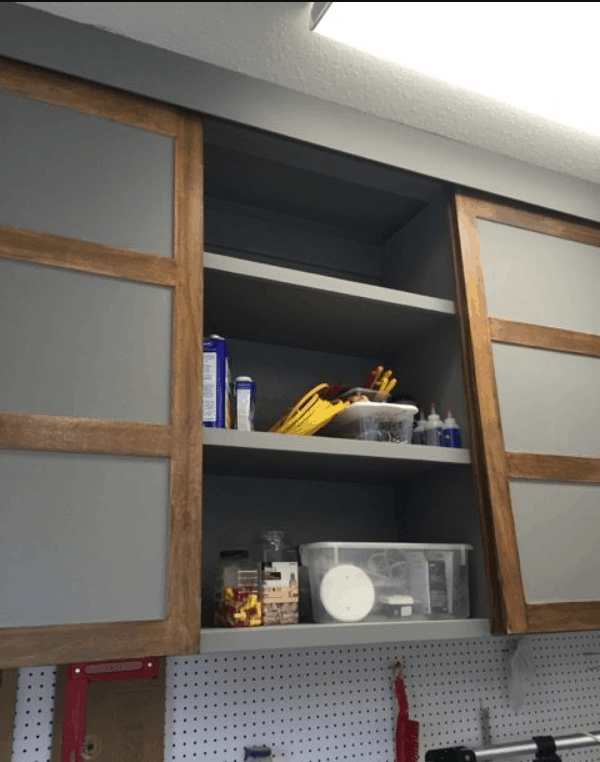 Easy DIY Sliding Doors for Cabinets