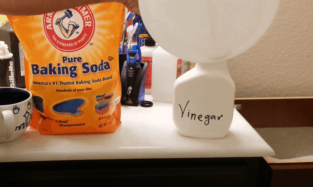 Try Vinegar and Baking Soda for Hard Stains