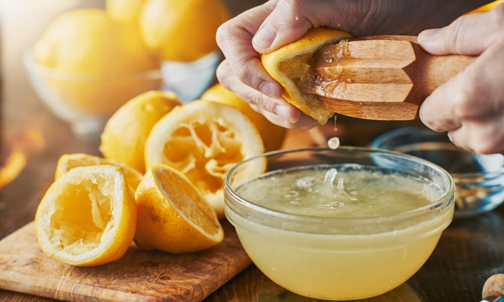 Using Lemon Juice