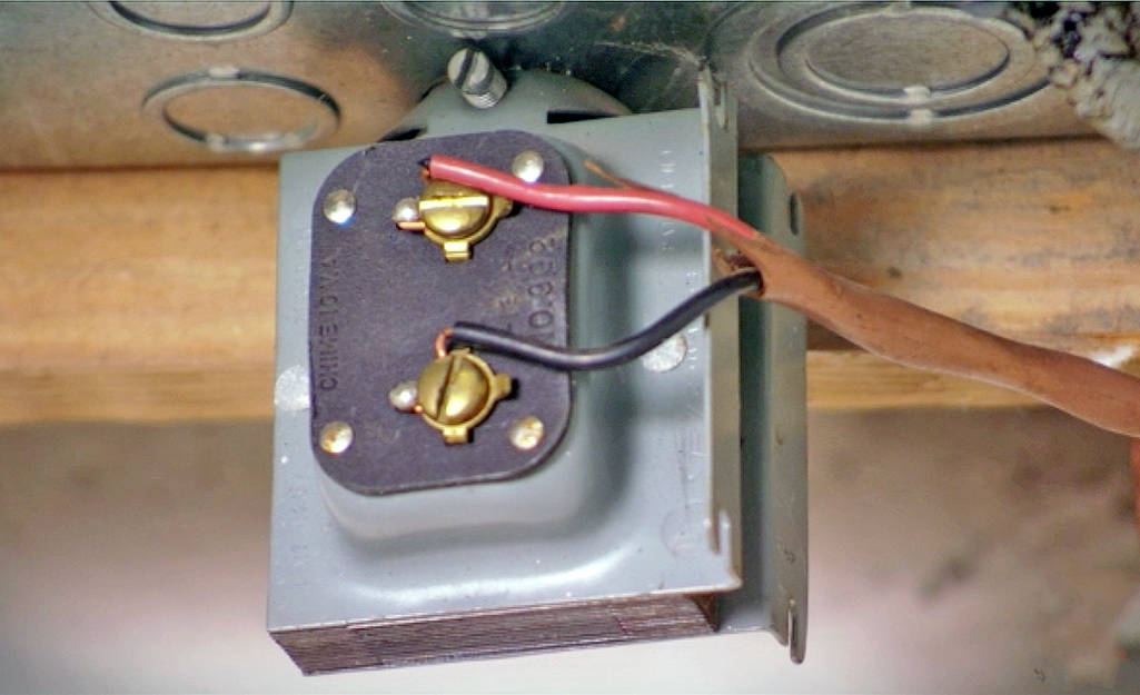 Doorbell Transformer in the Utility Room