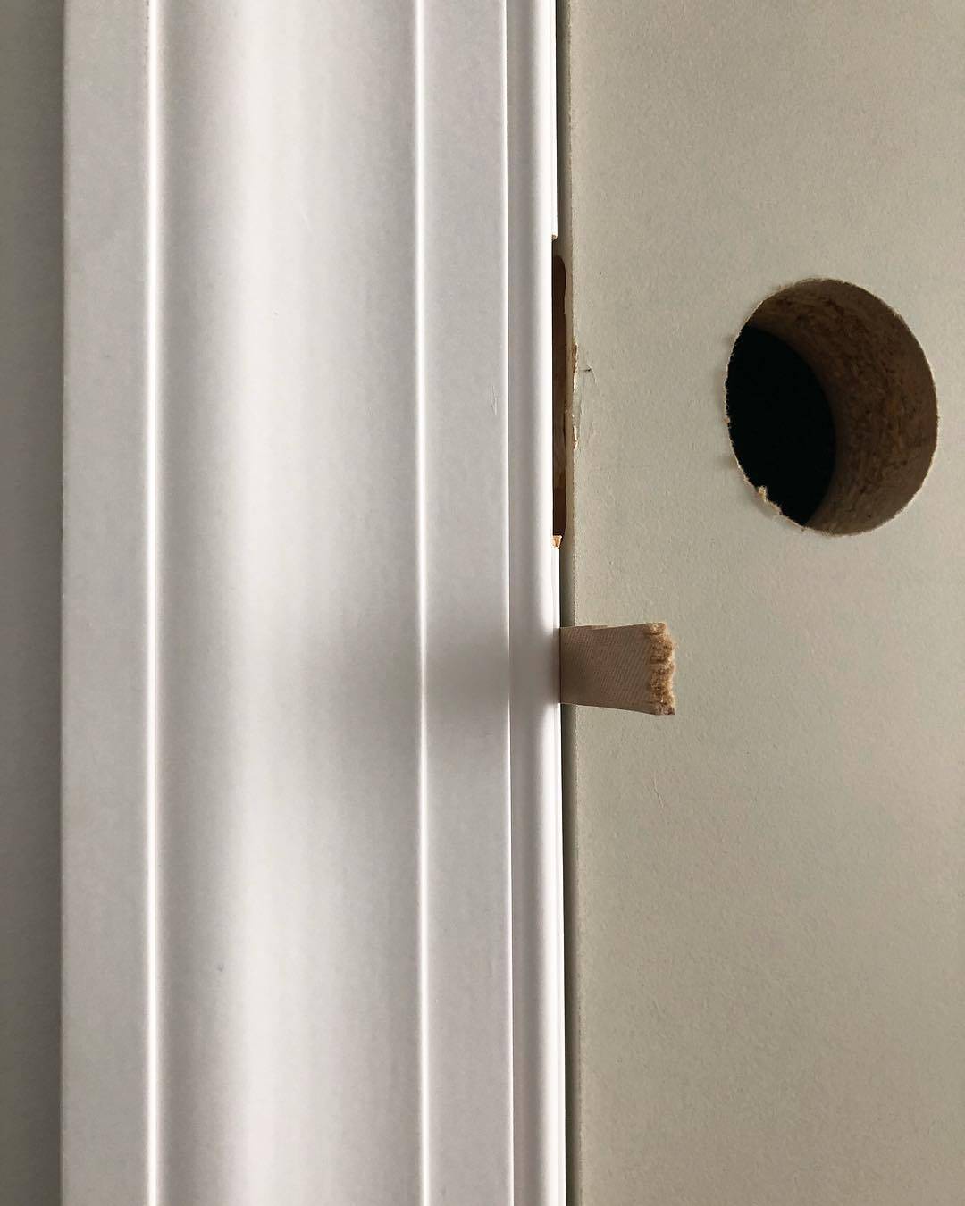 How do I remove my old door jamb