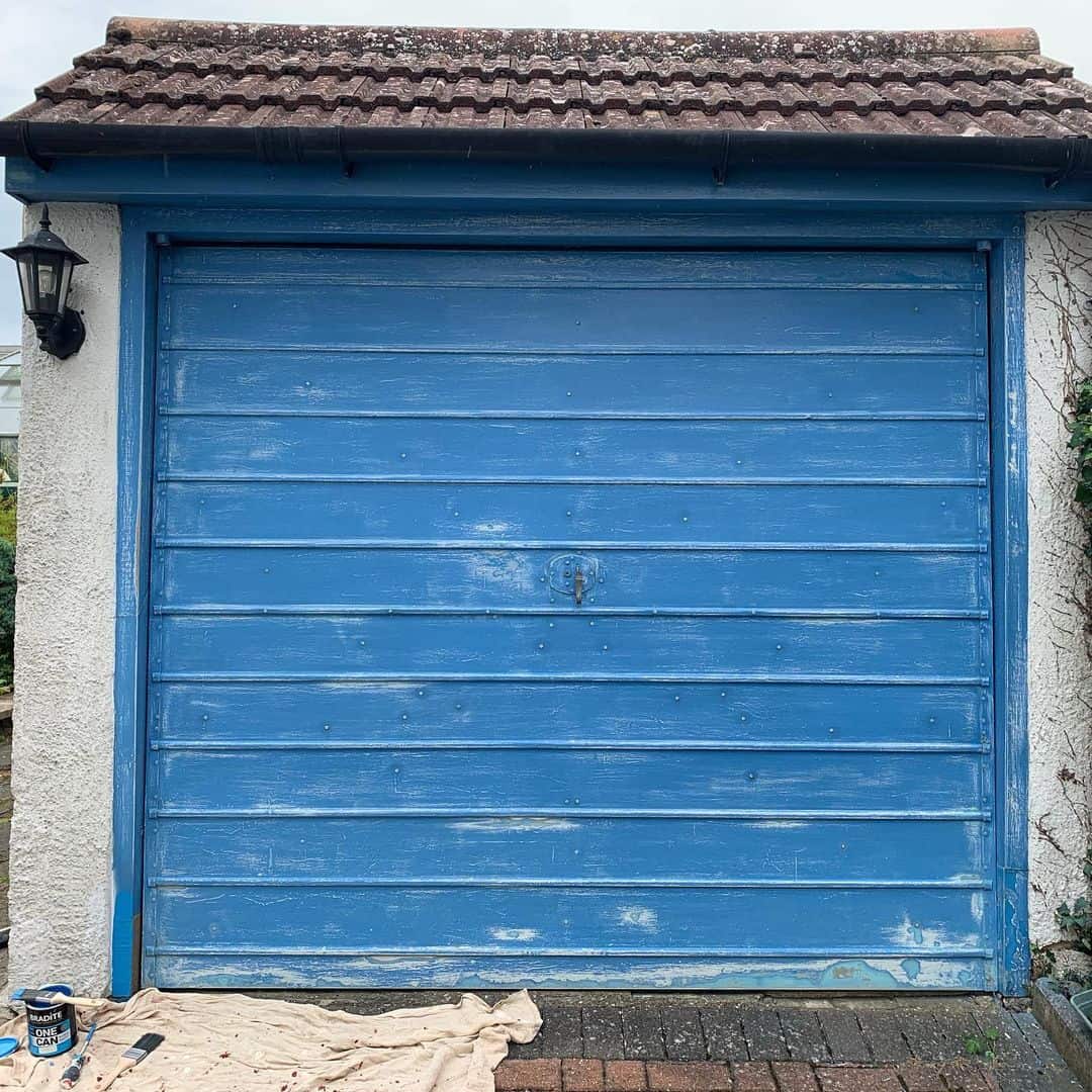 Ravishing Blue Garage Door