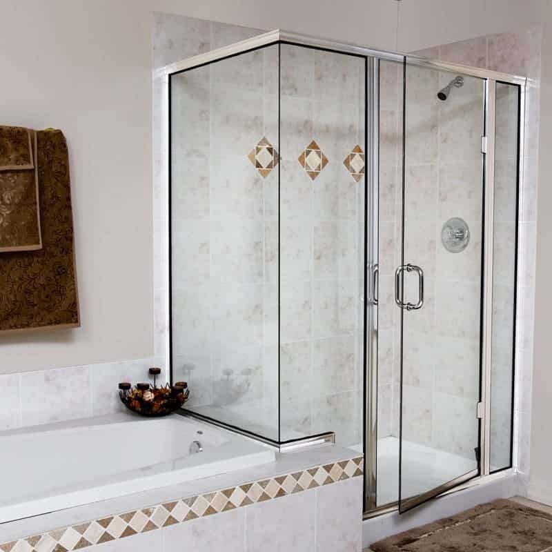 What is a Hinged Shower Door?