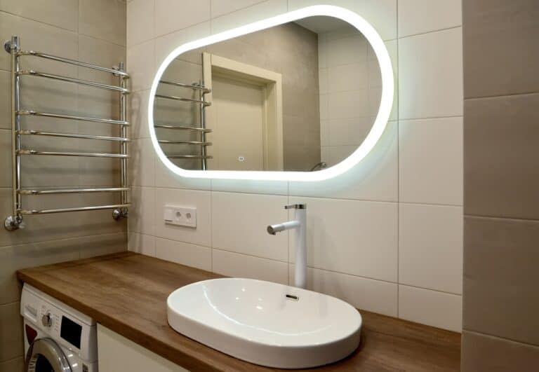 Illuminate Your Space with Elegant Oval LED Bathroom Mirror